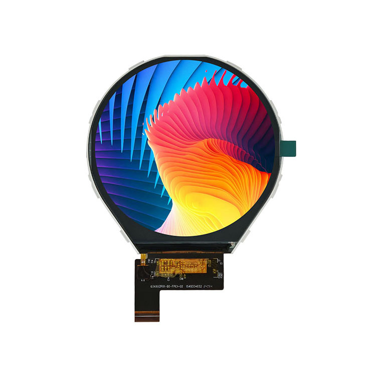 Tianma Round Display 3.4 inch circular tft lcd display 800x800 MIPI Interface